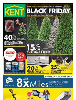 Kent - Weekly Flyer Specials - Black Friday